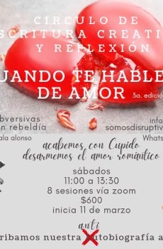 TALLER/CUANDO TE HABLEN DE AMOR